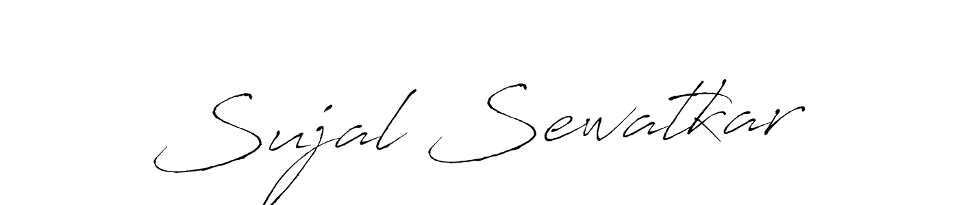 Also we have Sujal Sewatkar name is the best signature style. Create professional handwritten signature collection using Antro_Vectra autograph style. Sujal Sewatkar signature style 6 images and pictures png