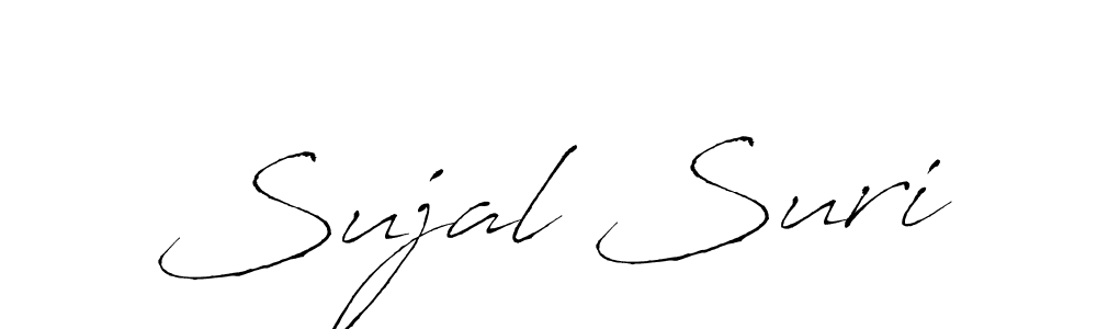 Design your own signature with our free online signature maker. With this signature software, you can create a handwritten (Antro_Vectra) signature for name Sujal Suri. Sujal Suri signature style 6 images and pictures png