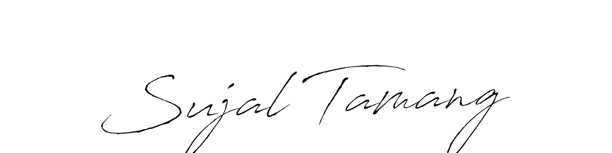 Sujal Tamang stylish signature style. Best Handwritten Sign (Antro_Vectra) for my name. Handwritten Signature Collection Ideas for my name Sujal Tamang. Sujal Tamang signature style 6 images and pictures png