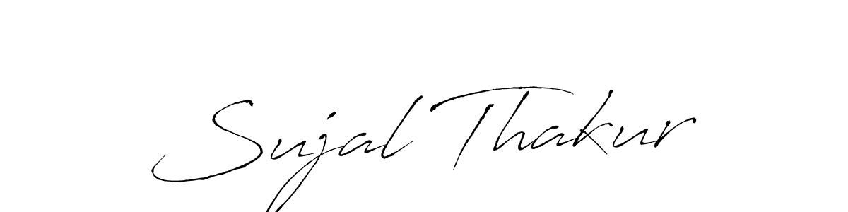 How to make Sujal Thakur signature? Antro_Vectra is a professional autograph style. Create handwritten signature for Sujal Thakur name. Sujal Thakur signature style 6 images and pictures png