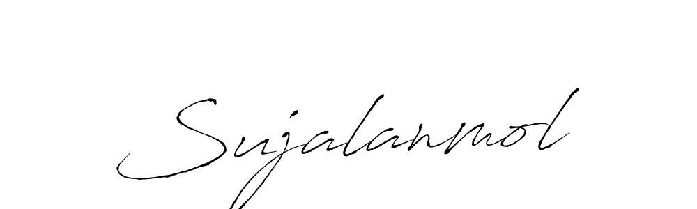 How to make Sujalanmol signature? Antro_Vectra is a professional autograph style. Create handwritten signature for Sujalanmol name. Sujalanmol signature style 6 images and pictures png