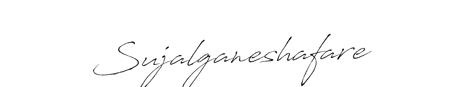 How to make Sujalganeshafare signature? Antro_Vectra is a professional autograph style. Create handwritten signature for Sujalganeshafare name. Sujalganeshafare signature style 6 images and pictures png