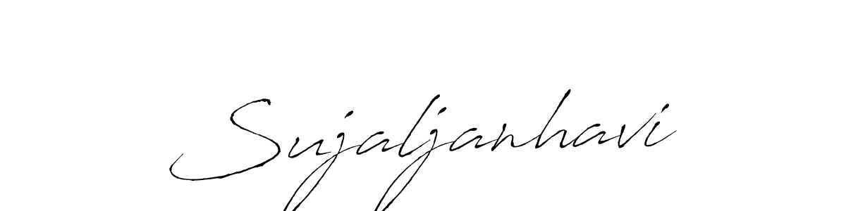 Create a beautiful signature design for name Sujaljanhavi. With this signature (Antro_Vectra) fonts, you can make a handwritten signature for free. Sujaljanhavi signature style 6 images and pictures png