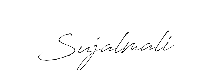 You should practise on your own different ways (Antro_Vectra) to write your name (Sujalmali) in signature. don't let someone else do it for you. Sujalmali signature style 6 images and pictures png