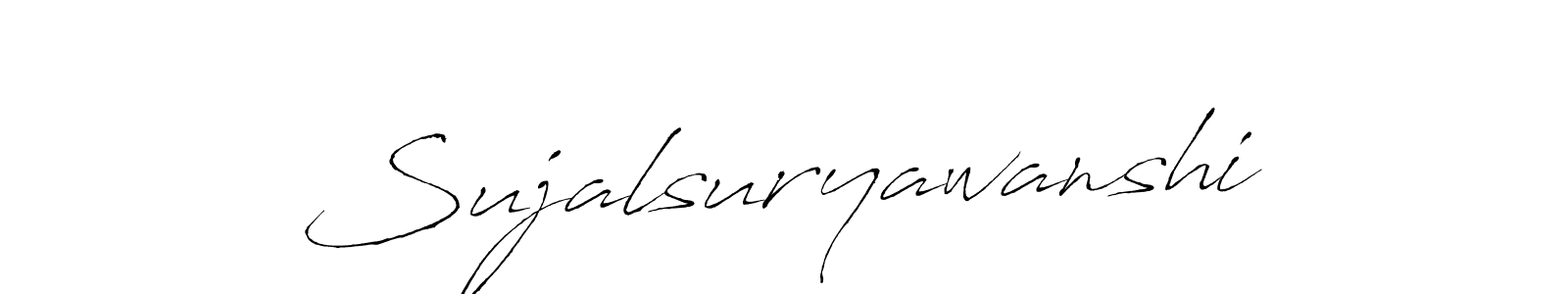 Use a signature maker to create a handwritten signature online. With this signature software, you can design (Antro_Vectra) your own signature for name Sujalsuryawanshi. Sujalsuryawanshi signature style 6 images and pictures png