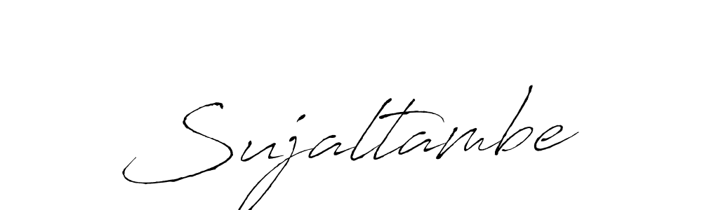 How to make Sujaltambe signature? Antro_Vectra is a professional autograph style. Create handwritten signature for Sujaltambe name. Sujaltambe signature style 6 images and pictures png