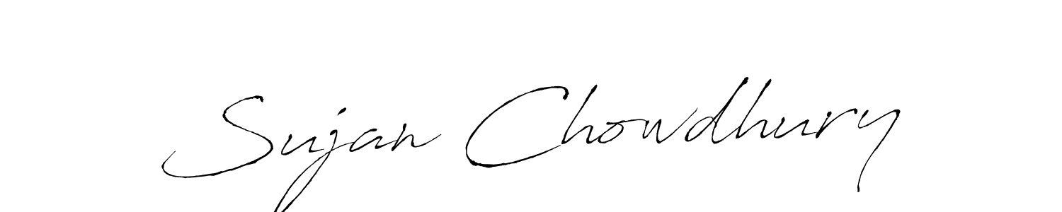 Use a signature maker to create a handwritten signature online. With this signature software, you can design (Antro_Vectra) your own signature for name Sujan Chowdhury. Sujan Chowdhury signature style 6 images and pictures png