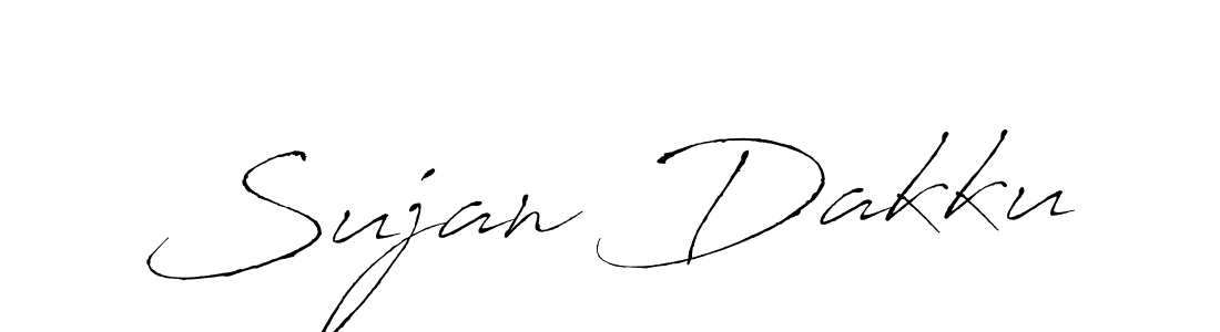 Use a signature maker to create a handwritten signature online. With this signature software, you can design (Antro_Vectra) your own signature for name Sujan Dakku. Sujan Dakku signature style 6 images and pictures png