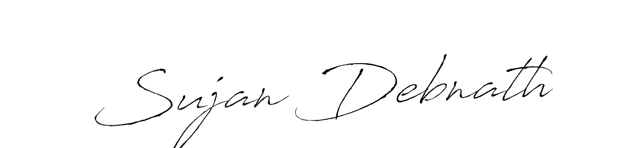 How to make Sujan Debnath signature? Antro_Vectra is a professional autograph style. Create handwritten signature for Sujan Debnath name. Sujan Debnath signature style 6 images and pictures png