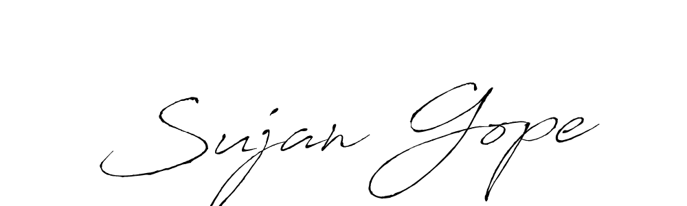 Make a beautiful signature design for name Sujan Gope. Use this online signature maker to create a handwritten signature for free. Sujan Gope signature style 6 images and pictures png