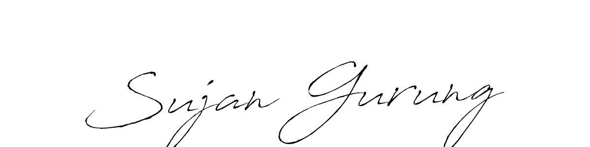 Similarly Antro_Vectra is the best handwritten signature design. Signature creator online .You can use it as an online autograph creator for name Sujan Gurung. Sujan Gurung signature style 6 images and pictures png