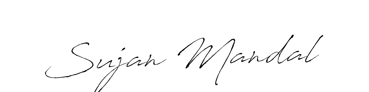 Use a signature maker to create a handwritten signature online. With this signature software, you can design (Antro_Vectra) your own signature for name Sujan Mandal. Sujan Mandal signature style 6 images and pictures png