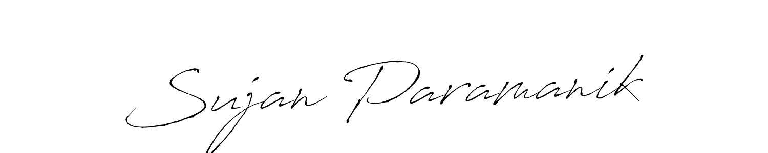 Also we have Sujan Paramanik name is the best signature style. Create professional handwritten signature collection using Antro_Vectra autograph style. Sujan Paramanik signature style 6 images and pictures png