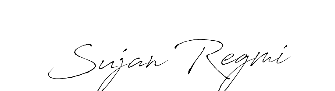 Sujan Regmi stylish signature style. Best Handwritten Sign (Antro_Vectra) for my name. Handwritten Signature Collection Ideas for my name Sujan Regmi. Sujan Regmi signature style 6 images and pictures png