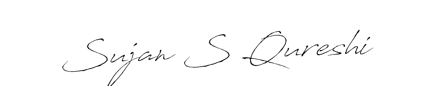 Also You can easily find your signature by using the search form. We will create Sujan S Qureshi name handwritten signature images for you free of cost using Antro_Vectra sign style. Sujan S Qureshi signature style 6 images and pictures png