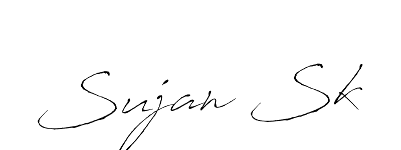 How to make Sujan Sk signature? Antro_Vectra is a professional autograph style. Create handwritten signature for Sujan Sk name. Sujan Sk signature style 6 images and pictures png