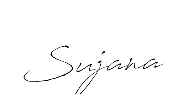 Sujana stylish signature style. Best Handwritten Sign (Antro_Vectra) for my name. Handwritten Signature Collection Ideas for my name Sujana. Sujana signature style 6 images and pictures png