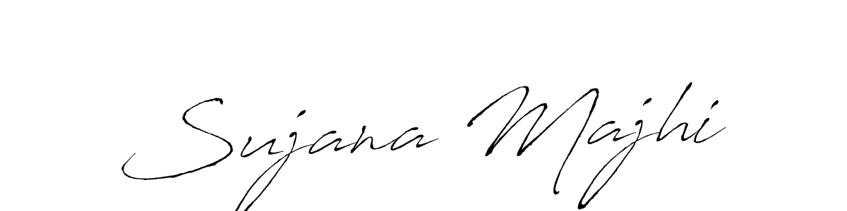 Antro_Vectra is a professional signature style that is perfect for those who want to add a touch of class to their signature. It is also a great choice for those who want to make their signature more unique. Get Sujana Majhi name to fancy signature for free. Sujana Majhi signature style 6 images and pictures png