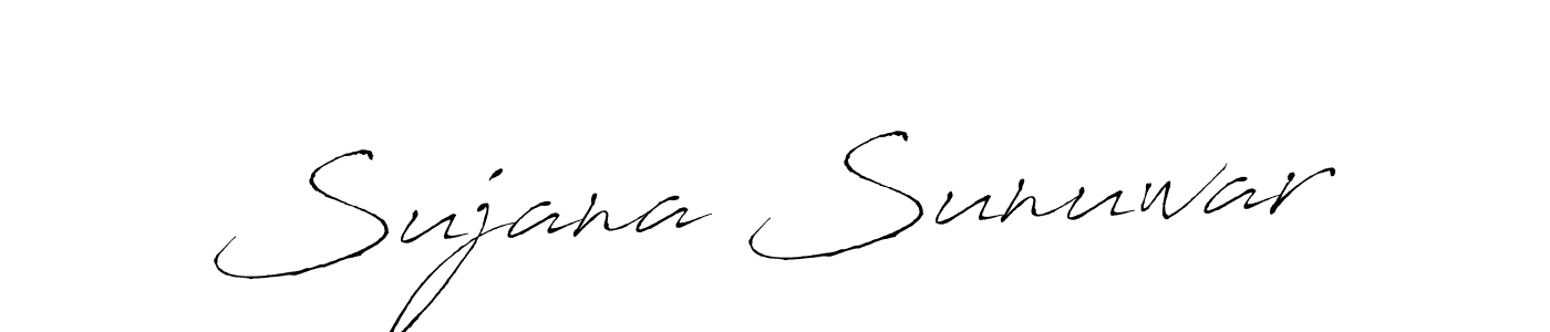 Make a beautiful signature design for name Sujana Sunuwar. Use this online signature maker to create a handwritten signature for free. Sujana Sunuwar signature style 6 images and pictures png