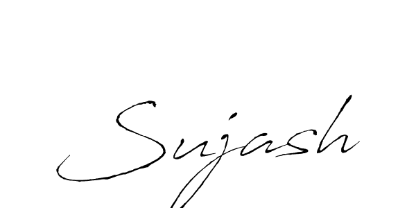 Design your own signature with our free online signature maker. With this signature software, you can create a handwritten (Antro_Vectra) signature for name Sujash. Sujash signature style 6 images and pictures png