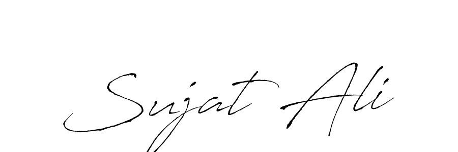 Design your own signature with our free online signature maker. With this signature software, you can create a handwritten (Antro_Vectra) signature for name Sujat Ali. Sujat Ali signature style 6 images and pictures png