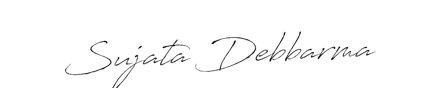 Make a beautiful signature design for name Sujata Debbarma. With this signature (Antro_Vectra) style, you can create a handwritten signature for free. Sujata Debbarma signature style 6 images and pictures png