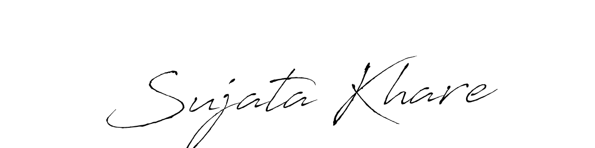 Also we have Sujata Khare name is the best signature style. Create professional handwritten signature collection using Antro_Vectra autograph style. Sujata Khare signature style 6 images and pictures png