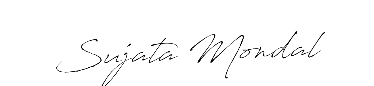 You should practise on your own different ways (Antro_Vectra) to write your name (Sujata Mondal) in signature. don't let someone else do it for you. Sujata Mondal signature style 6 images and pictures png