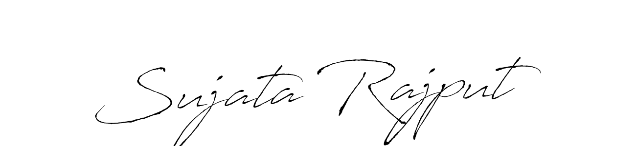 How to make Sujata Rajput signature? Antro_Vectra is a professional autograph style. Create handwritten signature for Sujata Rajput name. Sujata Rajput signature style 6 images and pictures png