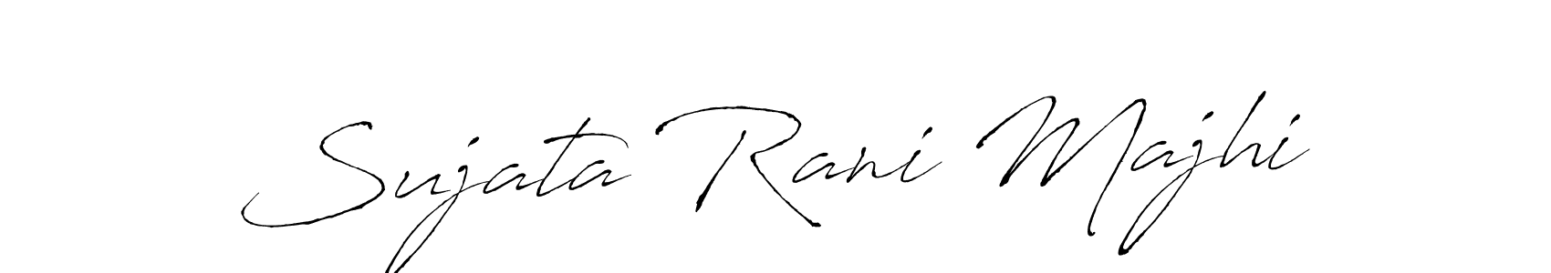 Create a beautiful signature design for name Sujata Rani Majhi. With this signature (Antro_Vectra) fonts, you can make a handwritten signature for free. Sujata Rani Majhi signature style 6 images and pictures png