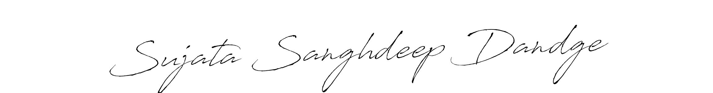 Design your own signature with our free online signature maker. With this signature software, you can create a handwritten (Antro_Vectra) signature for name Sujata Sanghdeep Dandge. Sujata Sanghdeep Dandge signature style 6 images and pictures png