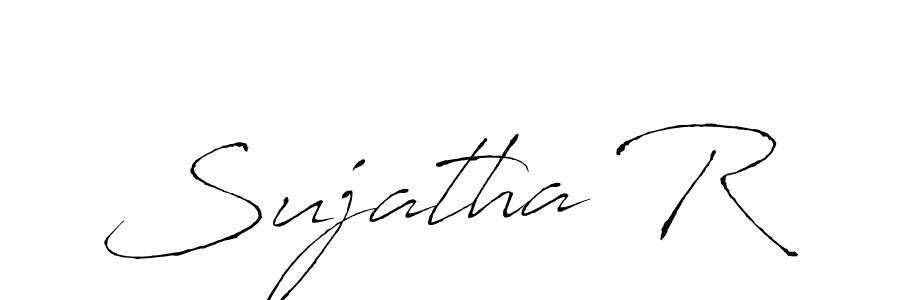 if you are searching for the best signature style for your name Sujatha R. so please give up your signature search. here we have designed multiple signature styles  using Antro_Vectra. Sujatha R signature style 6 images and pictures png