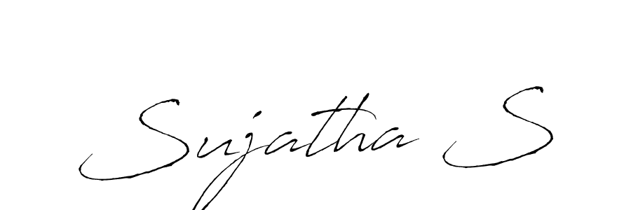 How to make Sujatha S signature? Antro_Vectra is a professional autograph style. Create handwritten signature for Sujatha S name. Sujatha S signature style 6 images and pictures png