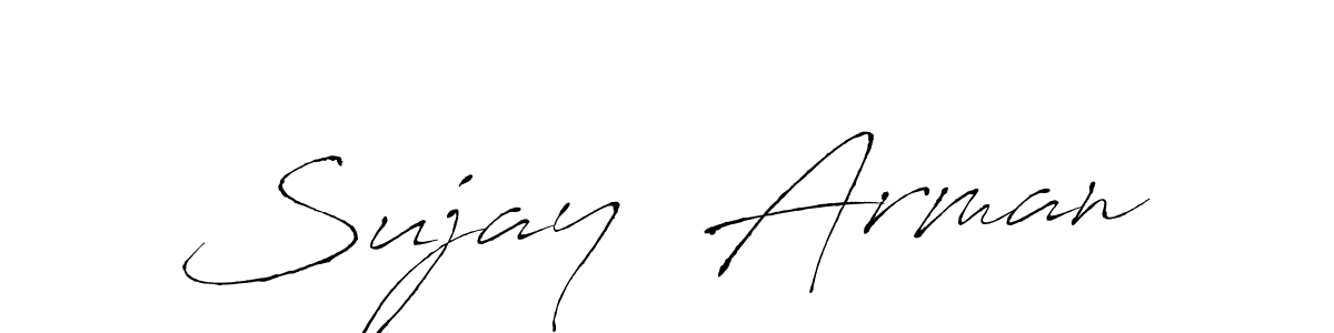 Also You can easily find your signature by using the search form. We will create Sujay  Arman name handwritten signature images for you free of cost using Antro_Vectra sign style. Sujay  Arman signature style 6 images and pictures png