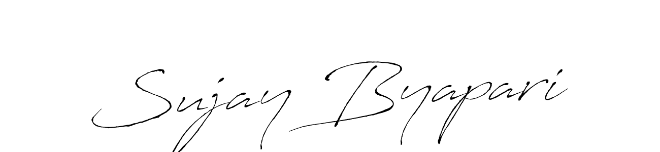 Similarly Antro_Vectra is the best handwritten signature design. Signature creator online .You can use it as an online autograph creator for name Sujay Byapari. Sujay Byapari signature style 6 images and pictures png