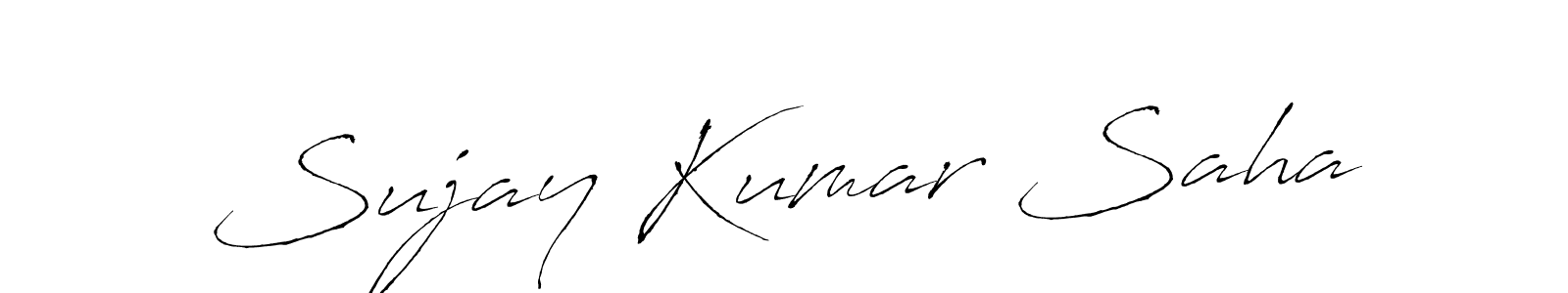 How to make Sujay Kumar Saha signature? Antro_Vectra is a professional autograph style. Create handwritten signature for Sujay Kumar Saha name. Sujay Kumar Saha signature style 6 images and pictures png