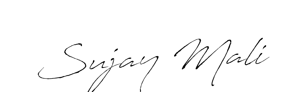 Create a beautiful signature design for name Sujay Mali. With this signature (Antro_Vectra) fonts, you can make a handwritten signature for free. Sujay Mali signature style 6 images and pictures png