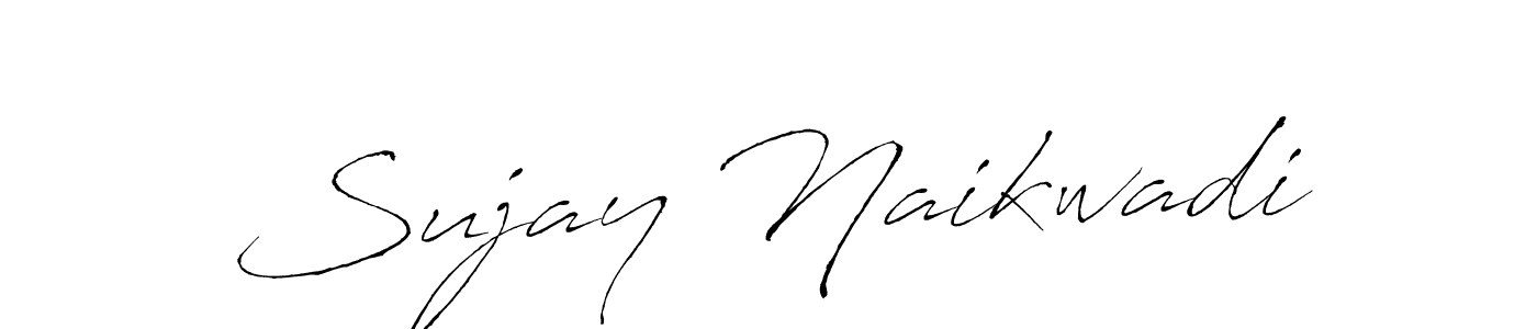 You should practise on your own different ways (Antro_Vectra) to write your name (Sujay Naikwadi) in signature. don't let someone else do it for you. Sujay Naikwadi signature style 6 images and pictures png