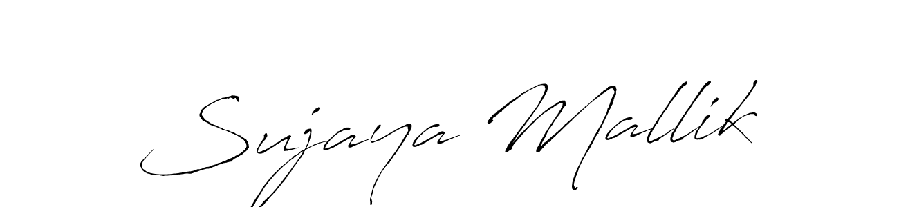 Design your own signature with our free online signature maker. With this signature software, you can create a handwritten (Antro_Vectra) signature for name Sujaya Mallik. Sujaya Mallik signature style 6 images and pictures png