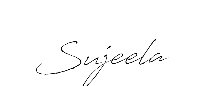 Use a signature maker to create a handwritten signature online. With this signature software, you can design (Antro_Vectra) your own signature for name Sujeela. Sujeela signature style 6 images and pictures png