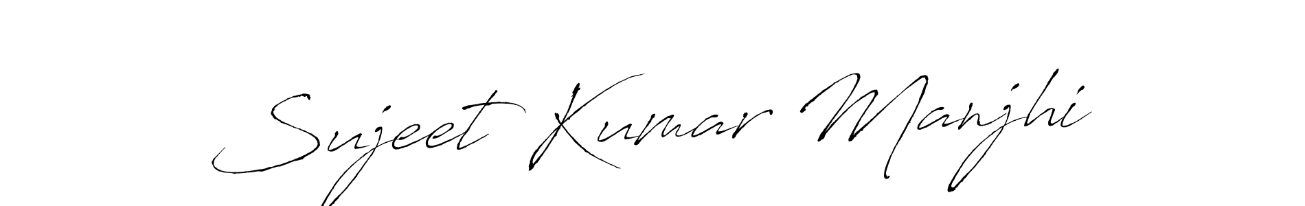 Design your own signature with our free online signature maker. With this signature software, you can create a handwritten (Antro_Vectra) signature for name Sujeet Kumar Manjhi. Sujeet Kumar Manjhi signature style 6 images and pictures png