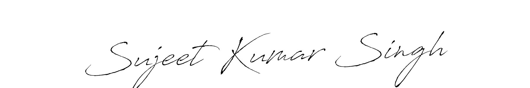 Make a beautiful signature design for name Sujeet Kumar Singh. With this signature (Antro_Vectra) style, you can create a handwritten signature for free. Sujeet Kumar Singh signature style 6 images and pictures png