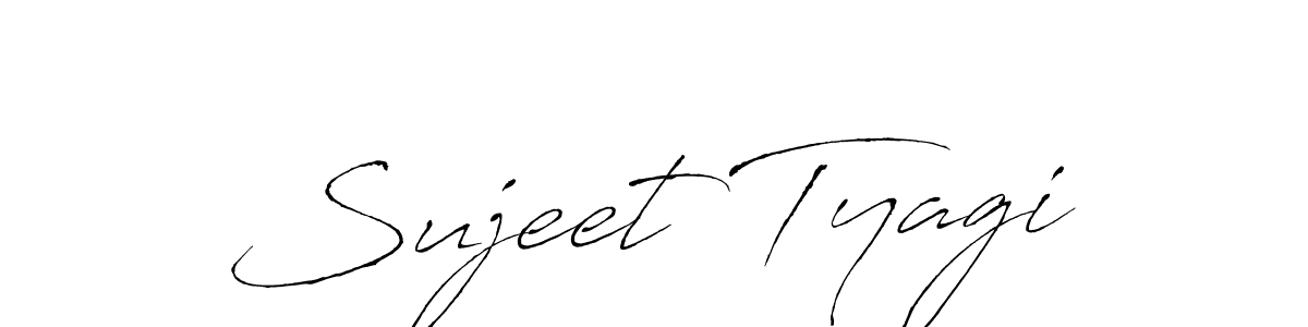 How to make Sujeet Tyagi signature? Antro_Vectra is a professional autograph style. Create handwritten signature for Sujeet Tyagi name. Sujeet Tyagi signature style 6 images and pictures png