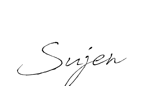 Sujen stylish signature style. Best Handwritten Sign (Antro_Vectra) for my name. Handwritten Signature Collection Ideas for my name Sujen. Sujen signature style 6 images and pictures png