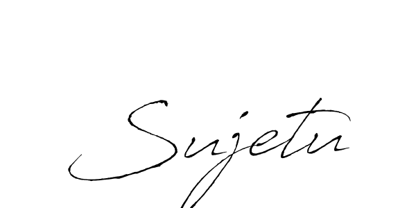 Antro_Vectra is a professional signature style that is perfect for those who want to add a touch of class to their signature. It is also a great choice for those who want to make their signature more unique. Get Sujetu name to fancy signature for free. Sujetu signature style 6 images and pictures png