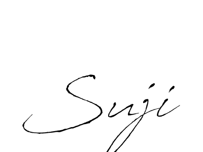 Design your own signature with our free online signature maker. With this signature software, you can create a handwritten (Antro_Vectra) signature for name Suji. Suji signature style 6 images and pictures png