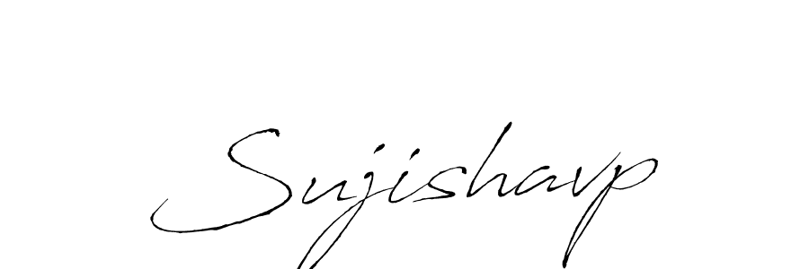The best way (Antro_Vectra) to make a short signature is to pick only two or three words in your name. The name Sujishavp include a total of six letters. For converting this name. Sujishavp signature style 6 images and pictures png