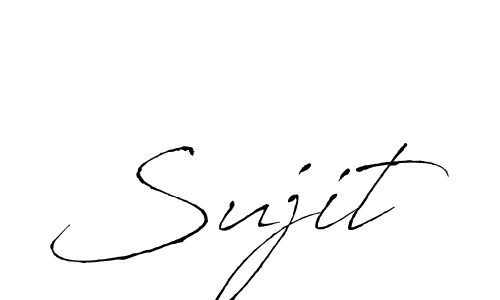 Design your own signature with our free online signature maker. With this signature software, you can create a handwritten (Antro_Vectra) signature for name Sujit. Sujit signature style 6 images and pictures png