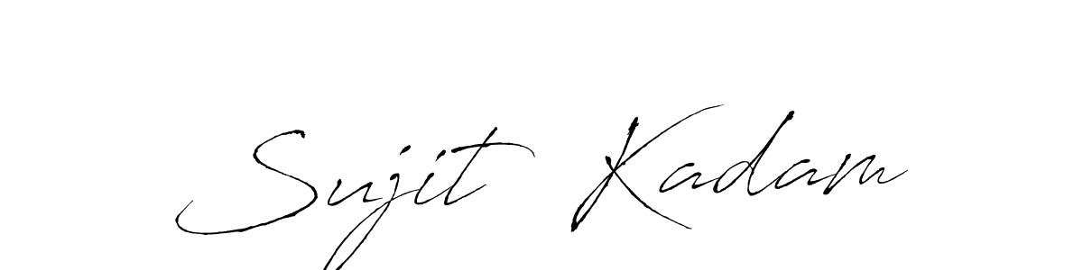 How to make Sujit  Kadam signature? Antro_Vectra is a professional autograph style. Create handwritten signature for Sujit  Kadam name. Sujit  Kadam signature style 6 images and pictures png