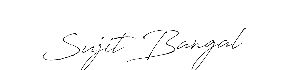 How to Draw Sujit Bangal signature style? Antro_Vectra is a latest design signature styles for name Sujit Bangal. Sujit Bangal signature style 6 images and pictures png